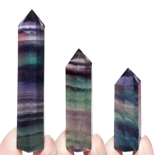 Natural rainbow fluorite - rainbow,