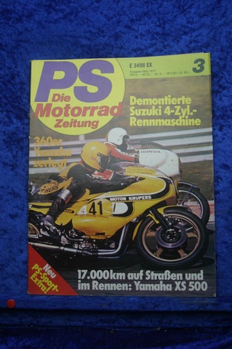 Motorcycle newspaper 77 - ps, 3/77