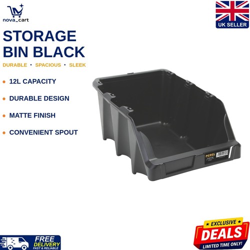 Storage bin black - bin,