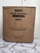 YASHE Mini Food Chopper 500W, Electric Food Processor, 1.8L, Stainless Steel
