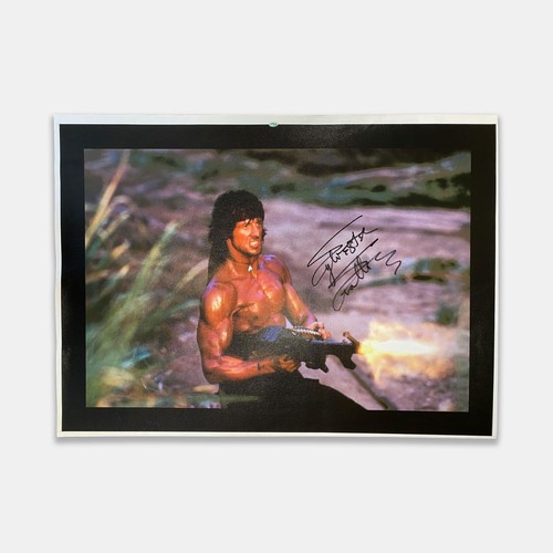 Sylvester stallone signed - sylvester,