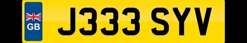 Jessy number plate - number,