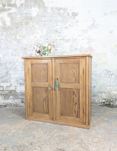 Antique victorian pine door - pine,