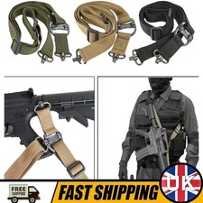 MS4 Style Airsoft Tactical Rifle Sling Gun Strap 1 to 2 Point QD Sling Swivels .