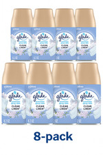 Glade Automatic Air Freshener Refill Clean Linen 6.2oz 8-Pack Odor Eliminator