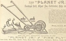 Planet Jr  FIRE FLY Seed Drill
