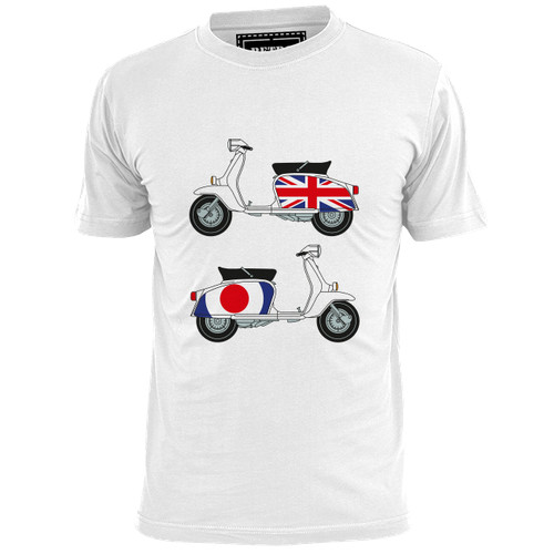 Mens scooters mod - scooters, shirt