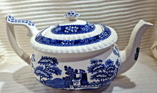 Copeland Spode Blue Tower Tea Pot