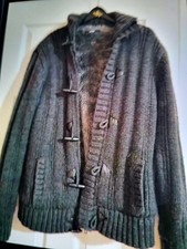 Warm wool winter jacket