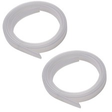 2x Croydex Shower Bath Screen Seal Strip Glass Gap 1-8mm 100cm Long Seal Strip
