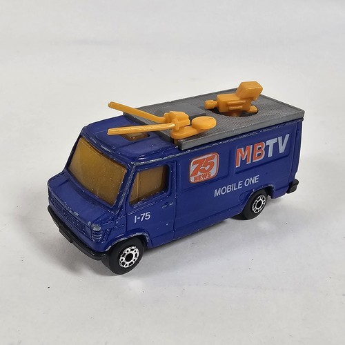 News truck matchbox diecast - news,