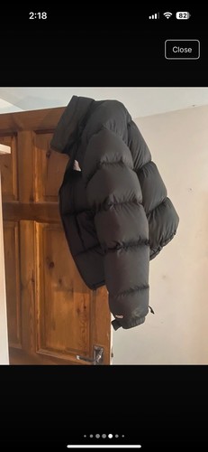 North face black - face, puffer