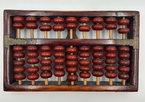 Vtg chinese abacus - chinese, wood