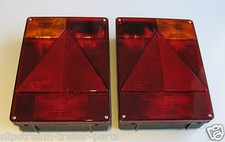 2 RADEX 6800 TRAILER REAR LIGHT 5 FUNCTION COMBINATION 12VOLT FIT INDESPENSION 