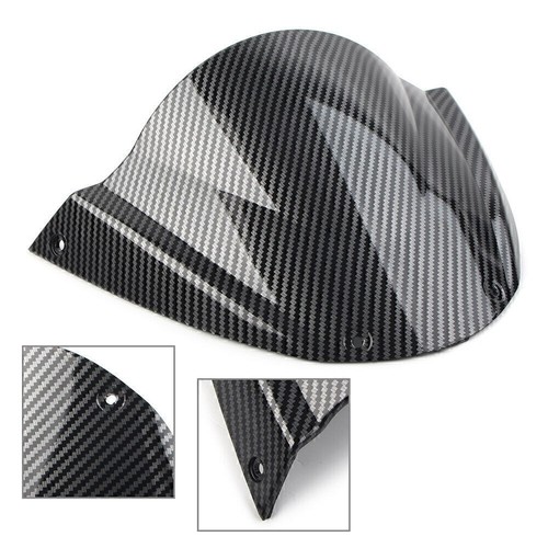 Carbon fiber look windshield - look,