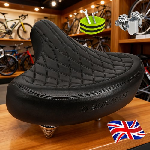 Bicycle saddle retro leather - saddle,