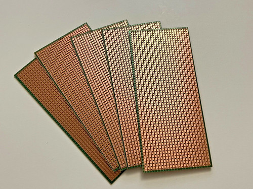 5pcs stripboard veroboard - 5pcs, pcb