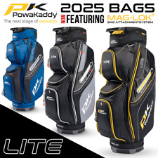 POWAKADDY 2025 LITE SERIES 14 WAY DIVIDER GOLF CART TROLLEY BAG - ALL COLOURS