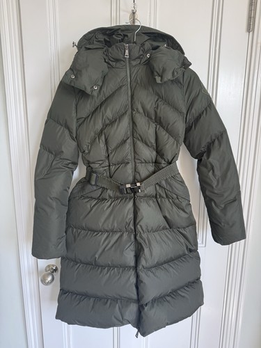 Rare moncler khaki belted - belted, long