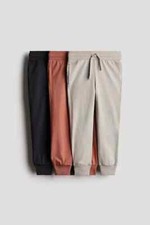 H&M 3-pack Joggers For Boy 4-5