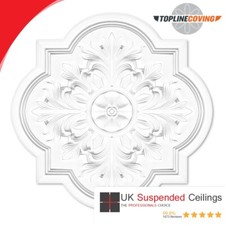 Lightweight Polyurethane Ornate Decorative Ceiling Rose - Celestial Charm 50cm