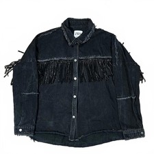 💥 ZARA Black Denim Jacket