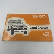 1979 Toyota Land Cruiser FJ40LV FJ40L SUV Owner Owner's Manual User Guide