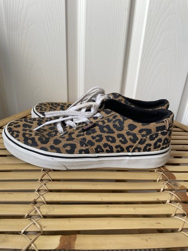 Vans leopard print with - 4.5,