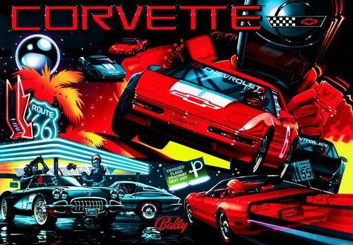 Bally corvette pinball machine - pinball,