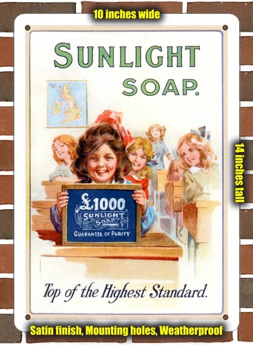 Metal sign 1906 sunlight - metal,