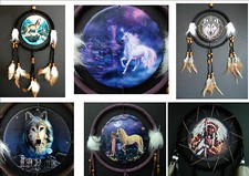 DREAM CATCHER wolf indian fairy unicorn fantasy TRADITIONAL DREAMCATCHER