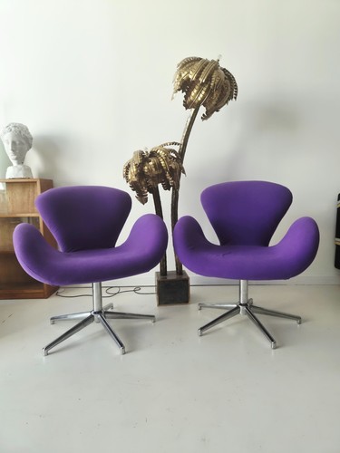 Pair retro swan style - retro, swan-style
