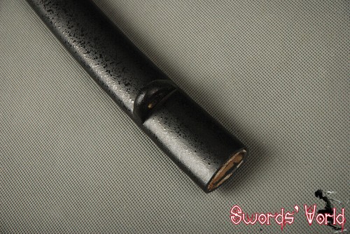 Matt black lacquered - lacquered, saya