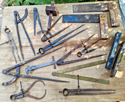 Antique workshop tools - antique,