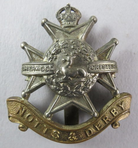 Military cap badge sherwood - military,