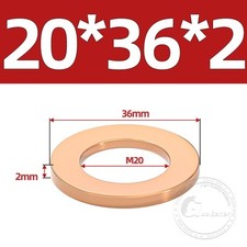 Copper Sealing Washers Metric