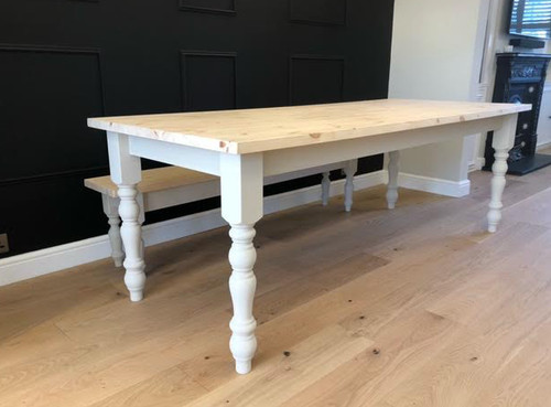 Farmhouse dining table - dining,