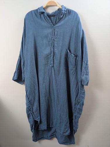 Oska blue 100 - blue, oversized