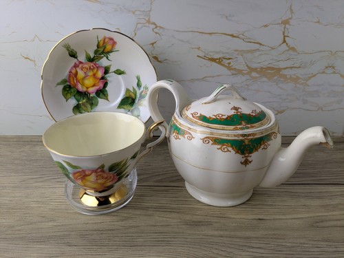 Grindley creampetal teapot - teapot,, &