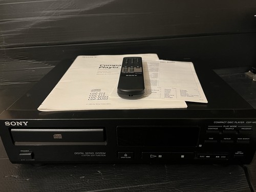 Sony compact disc player - disc,