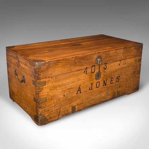 Antique military trunk - antique,
