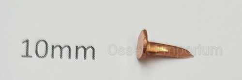 Solid copper fine cut tacks - copper,