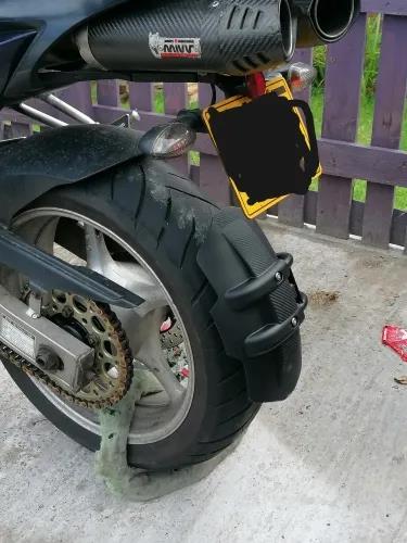 Motorcycle fender rear - motorcycle, hugger