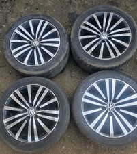 VW PASSAT B7 GOLF MK6 SET OF 4 ALLOYWHEELS WITH TYRES 235/45R17  7.5J 