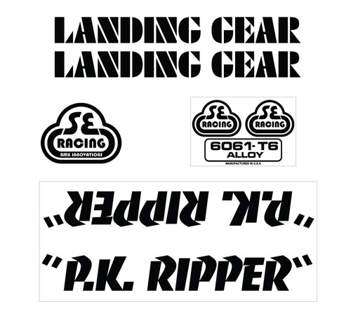 Racing ripper decal - se,