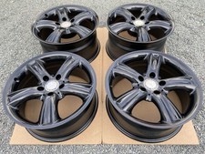 17" Mercedes CLK W209 Staggered Alloys Wheels Rims REFURBISHED Black x4