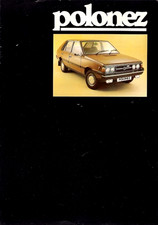 Polski FSO Polonez 1500 1979-1980 UK Market Sales Brochure