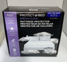 NEW Protect A Bed Dream Cloud Mattress Protector King 78" X 80" Waterproof Layer