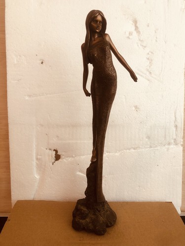 Antique bronze art deco - art,
