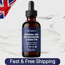 Premium Liposomal NAD+ Resveratrol Quercetin - Cellular Health & Longevity